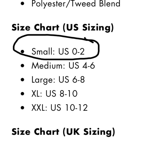 Tweed 2 set, short and jacket size 0-2 - Picture 6 of 6